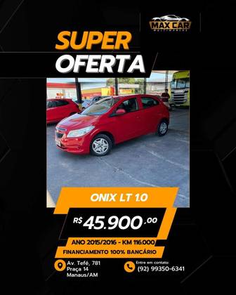 CHEVROLET ONIX 1.4 MPFI LT 8V FLEX 4P AUTOMÁTICO CHEVROLET ONIX 1.4 MPFI LT 8V FLEX 4P AUTOMÁTICO